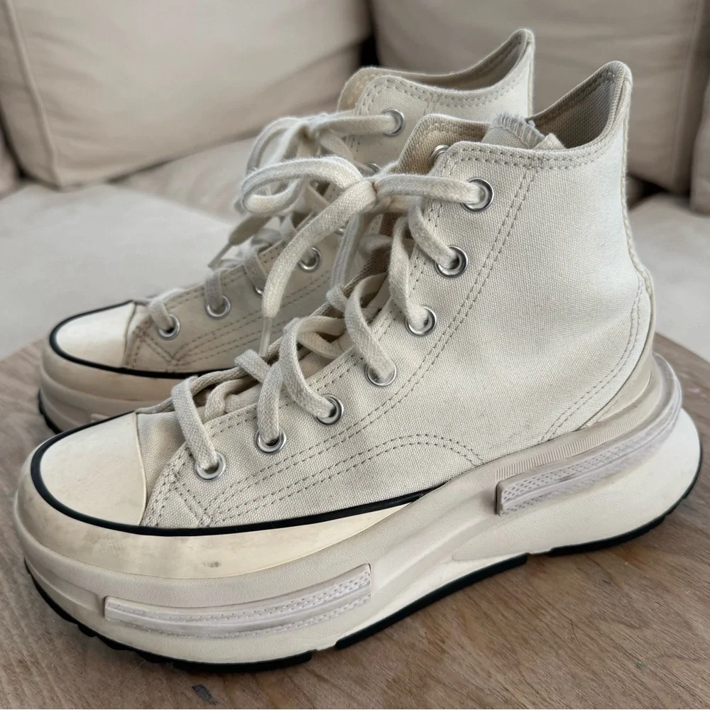 Converse Run Star Legacy CX Egret/Black/White Shoes 5 M/6.5 W - Picture 3 of 11